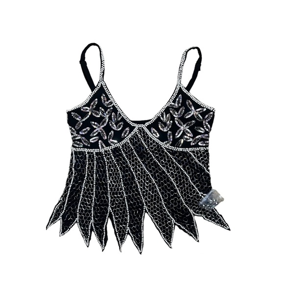 Nasty Gal Tops - SOLD - Nasty Gal Collection Beaded Sequin Elegant Tank